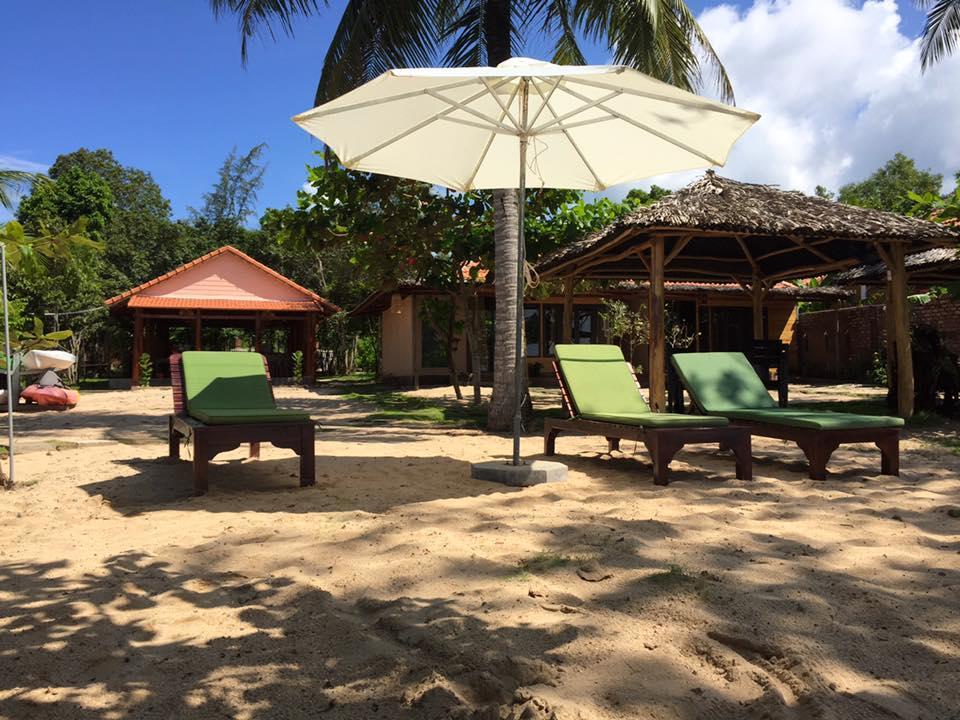 Gold Sand Beach Bungalow Duong Dong Exterior foto